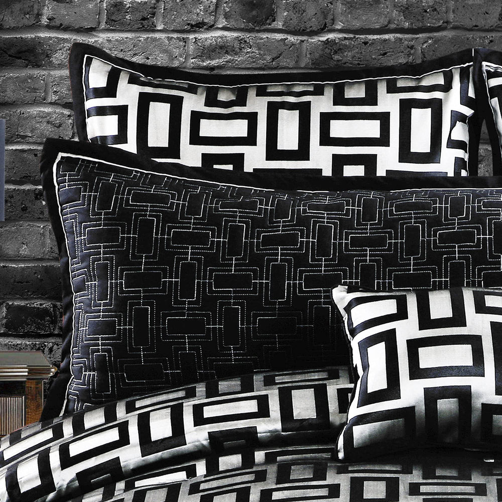 Riverbrook Home Elegant Collection Comforter Set Kacy - Graphite/Black