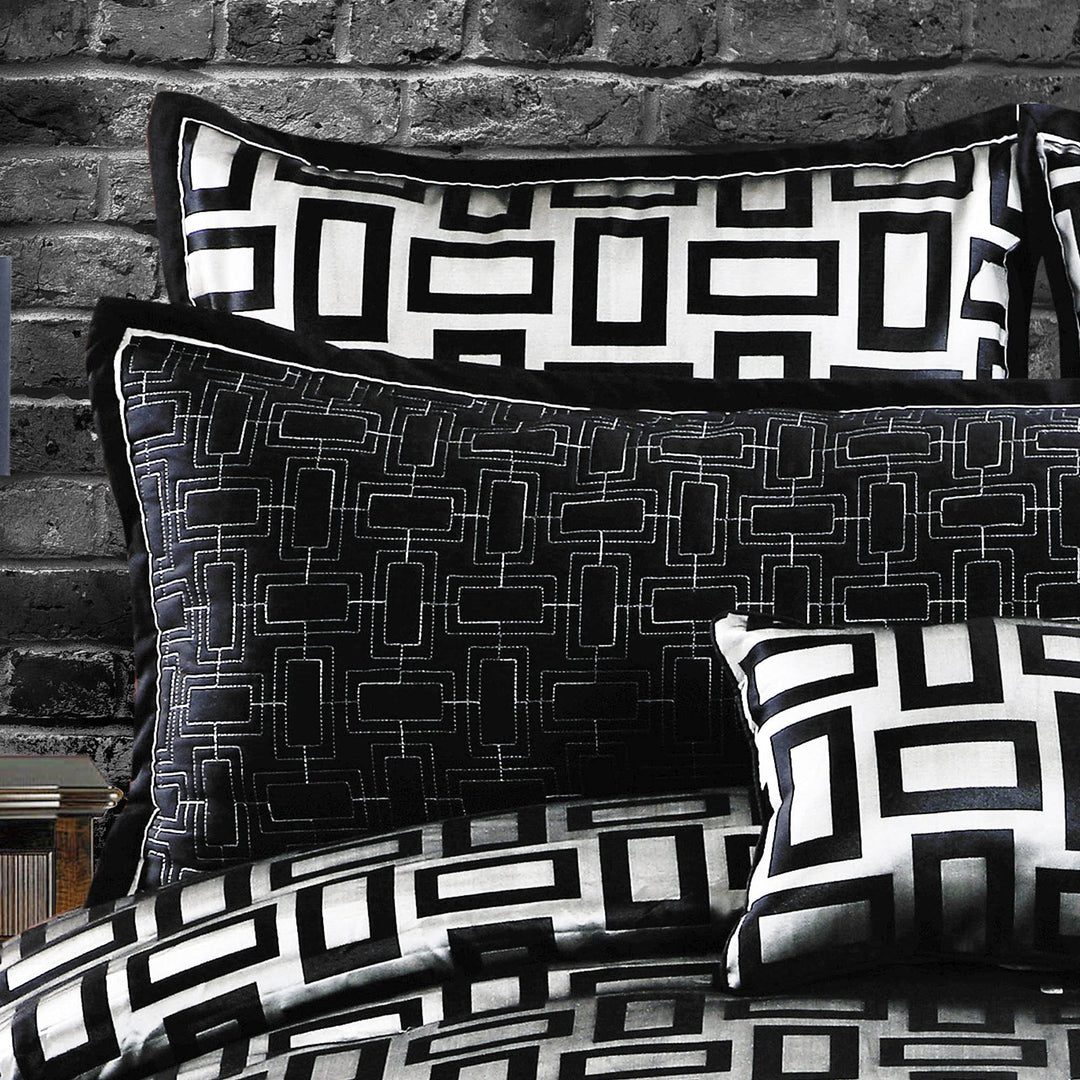 Riverbrook Home Elegant Collection Comforter Set Kacy - Graphite/Black