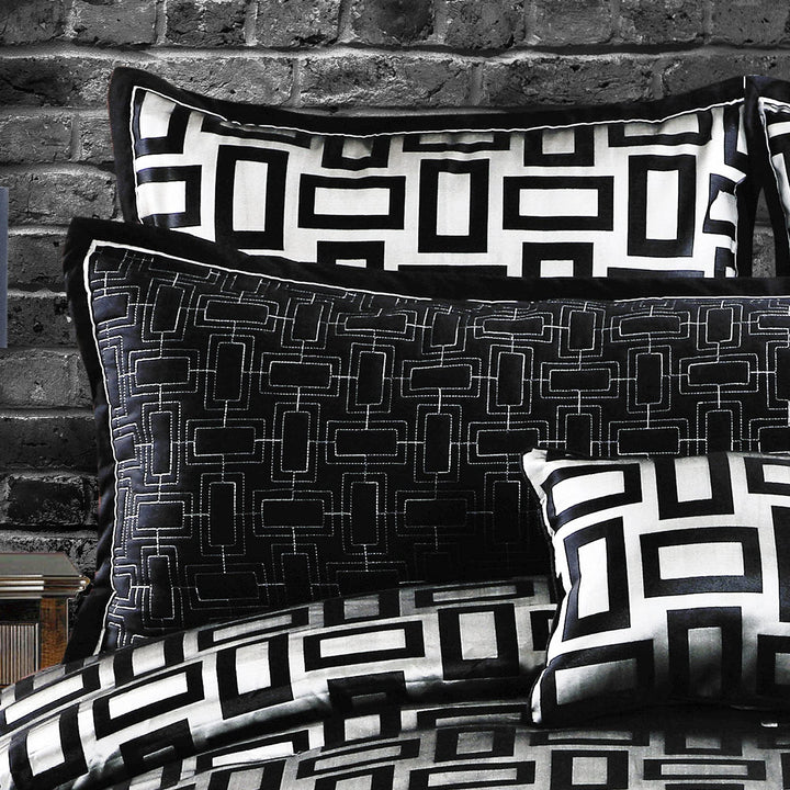 Riverbrook Home Elegant Collection Comforter Set Kacy - Graphite/Black