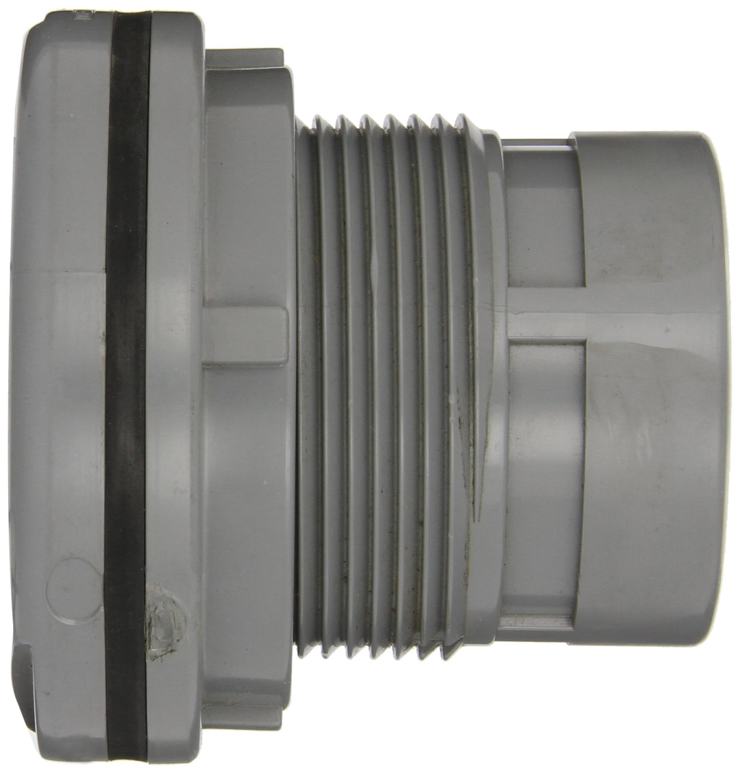 Spears 8172-C Series CPVC Bulkhead Tank Adapter Schedule 80 Gray 1/2" NPT Female - Diamond Home USA