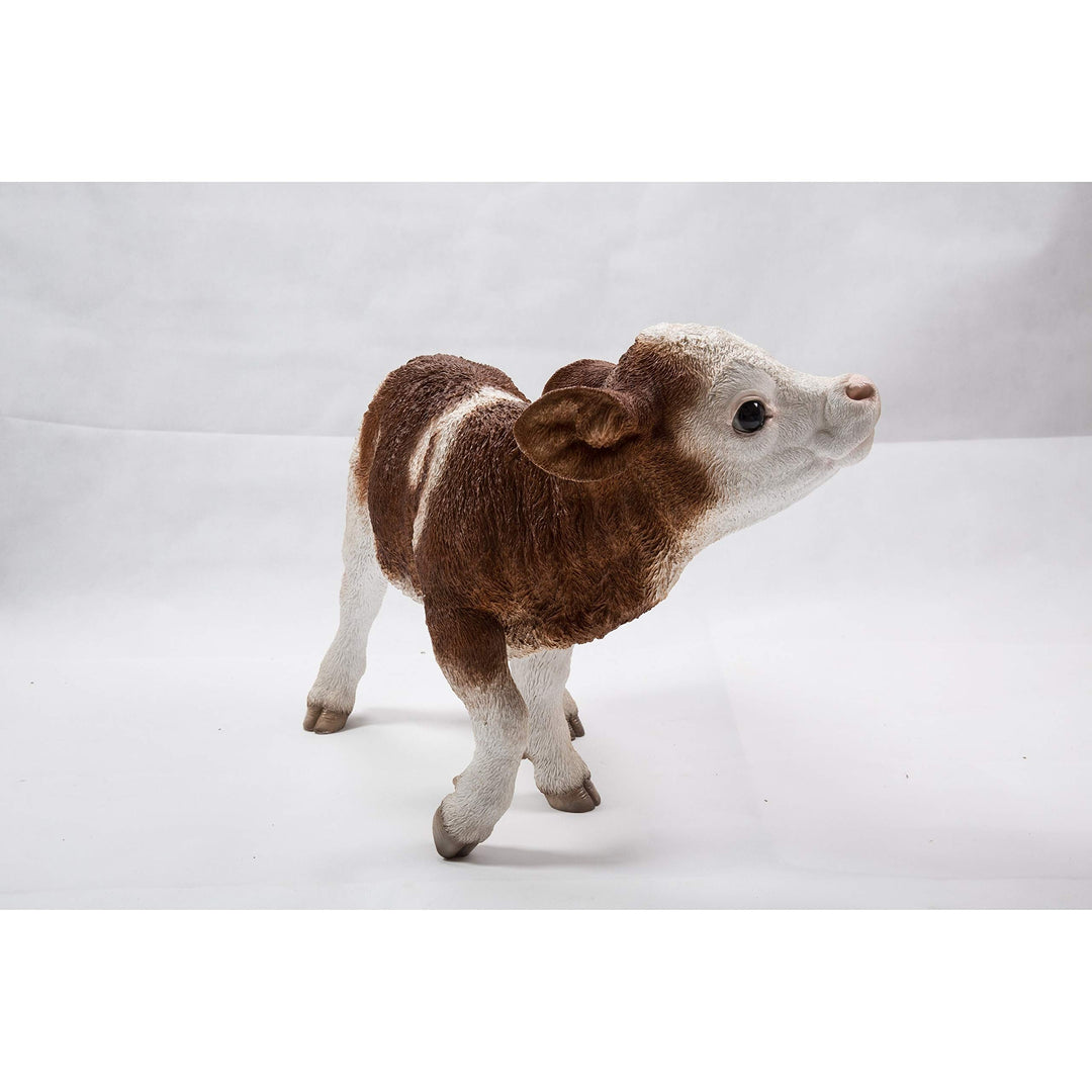 Standing Cow Statue Polyresin - Diamond Home USA