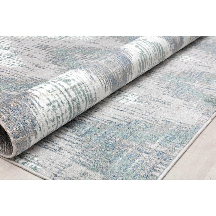 Rugs America Amabella IV30A Spring Mint Abstract Vintage Area Rug 5'3"x7' - Diamond Home USA