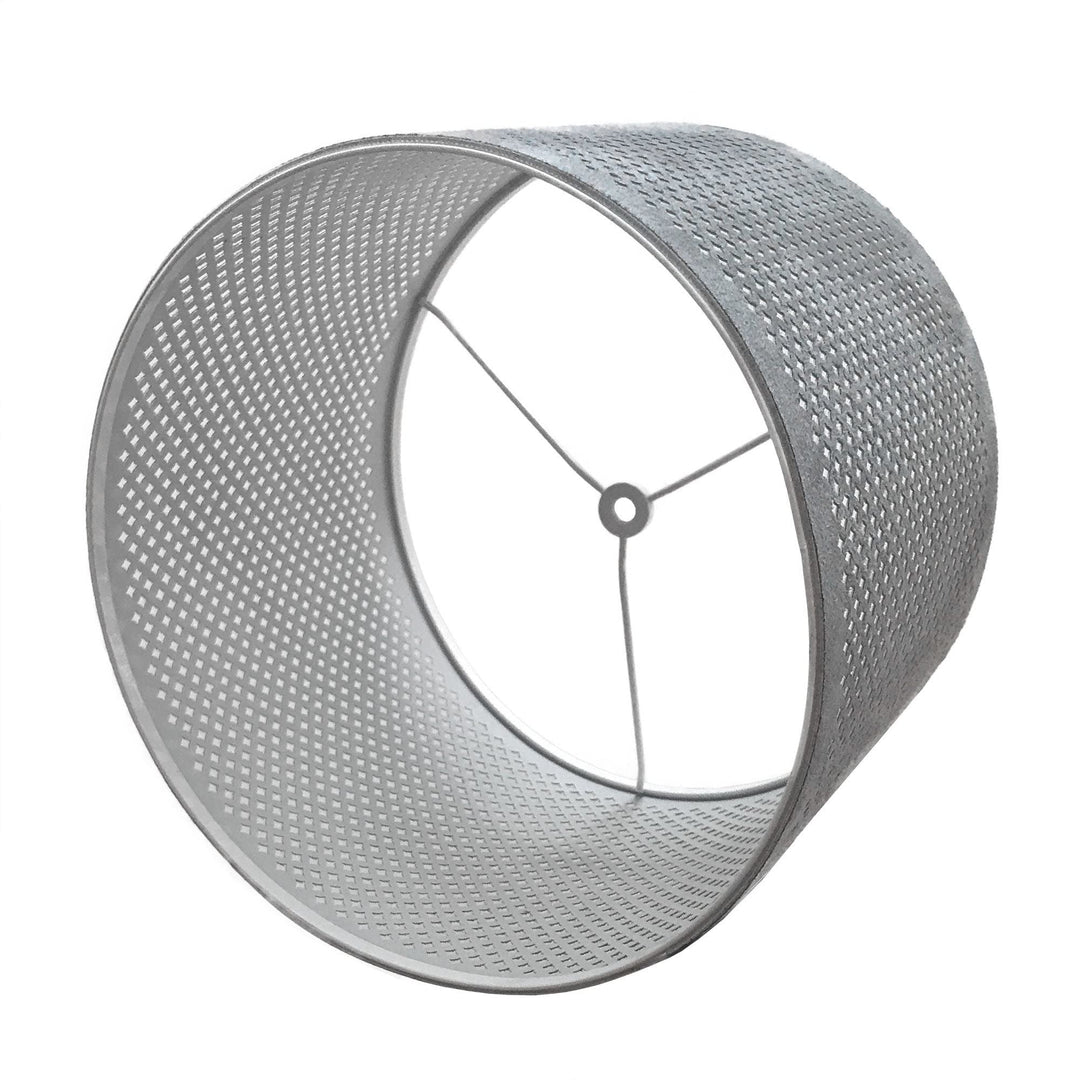 Do-it-yourself "Diy" Leather Stencil Design Hardback Lamp Shade ray 14" X 10" - Diamond Home USA