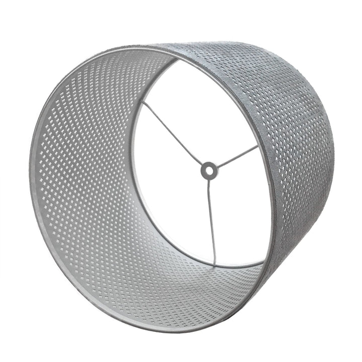 Do-it-yourself "Diy" Leather Stencil Design Hardback Lamp Shade ray 14" X 10" - Diamond Home USA