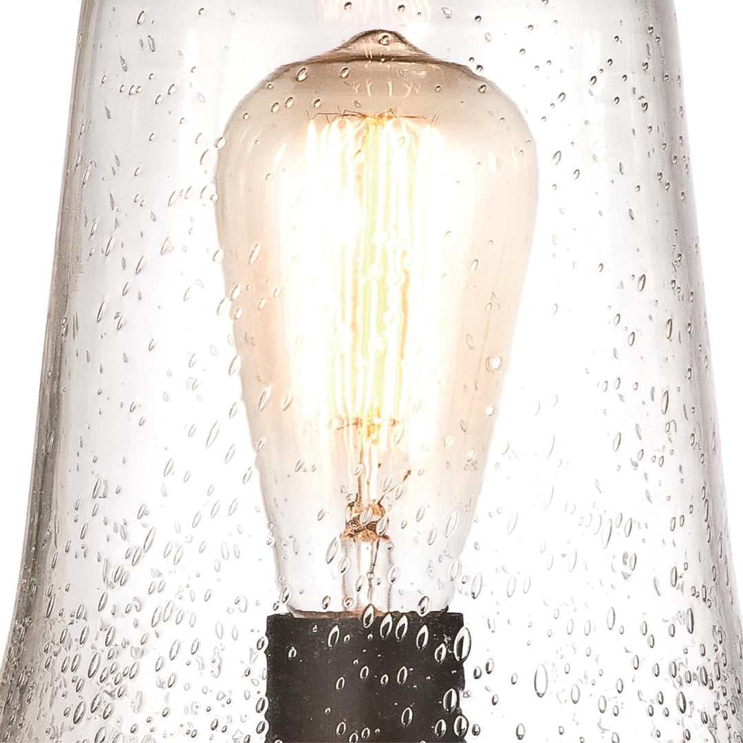 One-light Outdoor Post-top Fixture Oil Rubbed Bronze Finish with Highlights - Diamond Home USA