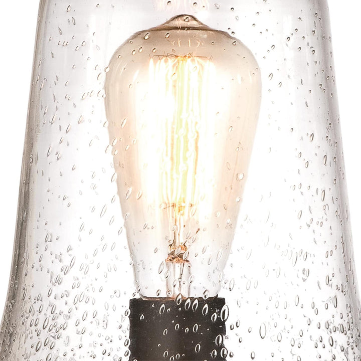 One-light Outdoor Post-top Fixture Oil Rubbed Bronze Finish with Highlights - Diamond Home USA