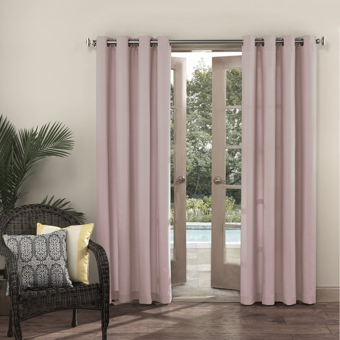Sun Zero Marina Indoor/Outdoor UV Protectant Energy Efficient Grommet Curtain