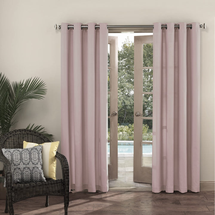 Sun Zero Marina Indoor/Outdoor UV Protectant Energy Efficient Grommet Curtain