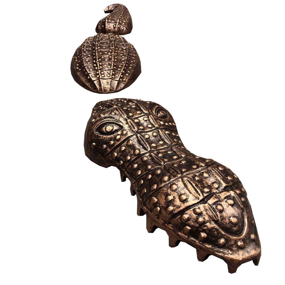 Oakland Living Cast Aluminum Decorative Garden Gator Antique Bronze - Diamond Home USA