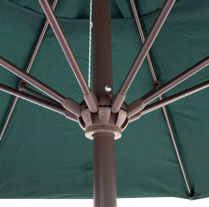 Tropishade 11' Umbrella with Premium Green Olefin Cover (Base not included) - Diamond Home USA