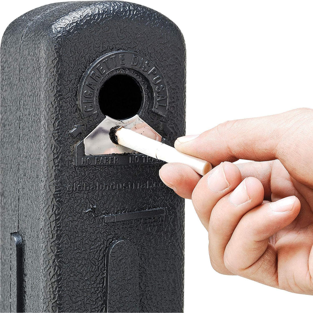 Global Industrial Black Outdoor Ashtray 1-1/2 Gallon - Diamond Home USA