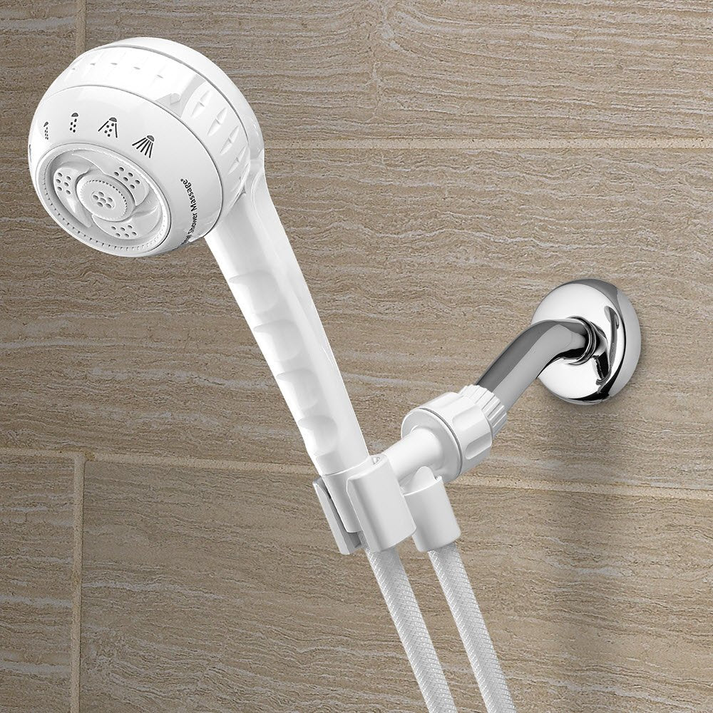 Waterpik SM-451T 2.0 GPM PowerSpray+ Original Shower Massage Shower Head White - Diamond Home USA