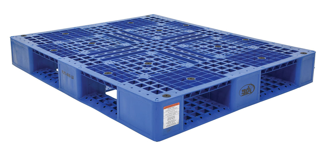 Vestil Blue Plastic Pallet 8000 LB 47-3/8X39-3/8