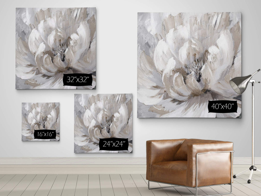 Wexford Home Burst of Spring Gallery Wrapped Canvas Wall Art 40x40 Extra Large - Diamond Home USA