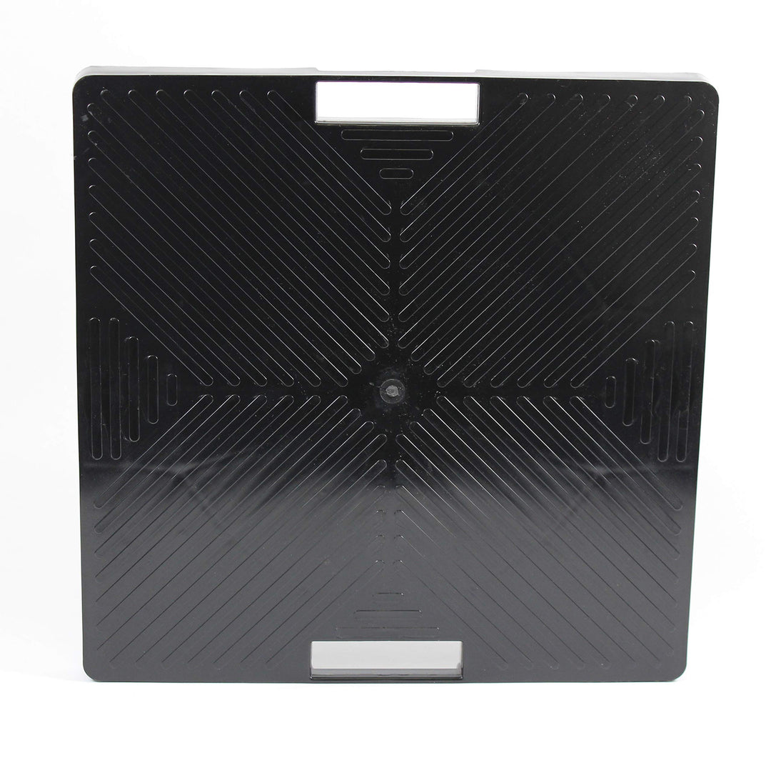 DeVault Enterprises DEVSQH16BL Black 16" Square Plant Dolly with Handle - Diamond Home USA