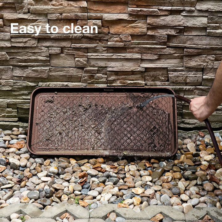 All Weather Boot Tray XL Size -Water Resistant Plastic Multi-Purpose for Shoes - Diamond Home USA