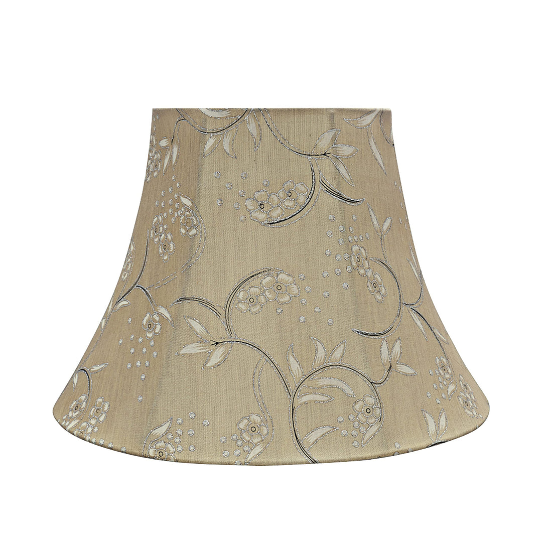 Aspen Creative 30220 Transitional Bell Shaped Spider Construction Lamp Shade