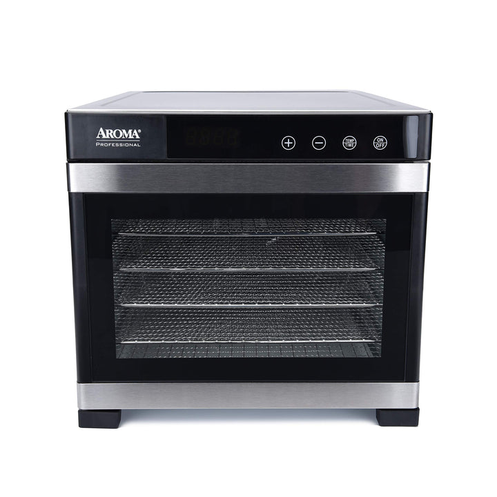 Aroma Housewares Professional AFD-965SD Food Dehydrator 6 - Tray Stainless Steel