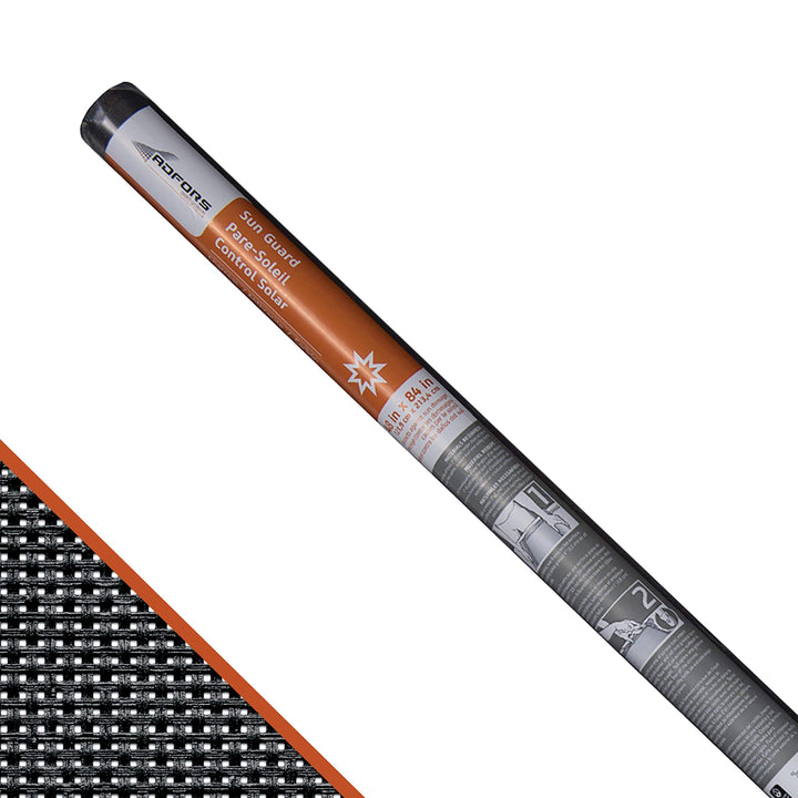 ADFORS Premium Solar Screen 48" x 84" Charcoal