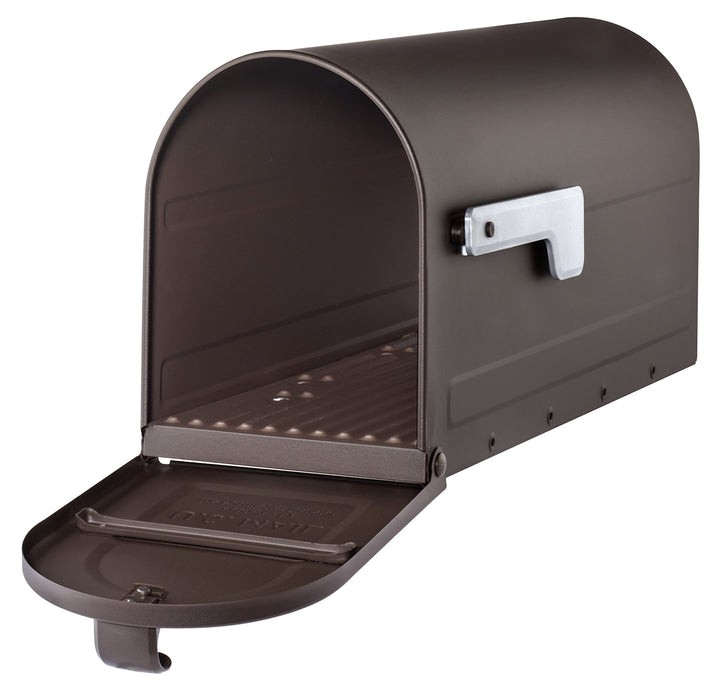 Architectural Mailboxes 7600RZ-10 7600RZ-11 MB1 Post Mount Mailbox with Silver - Diamond Home USA