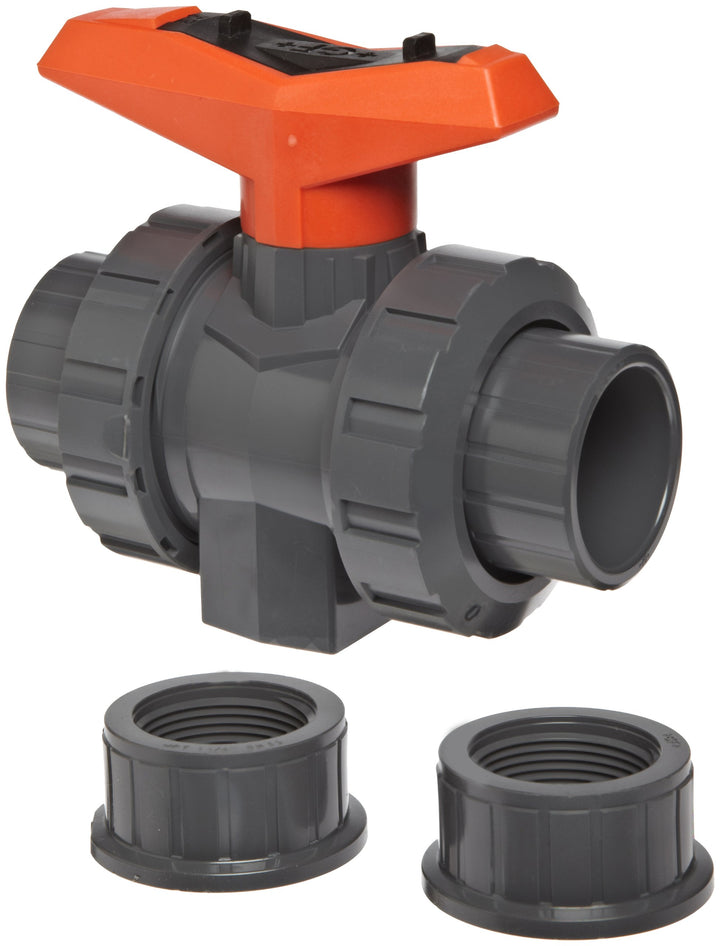 GF Piping ystems PVC True Union Ball Valve Two Piece PTFE eat EPDM eal 3/4"