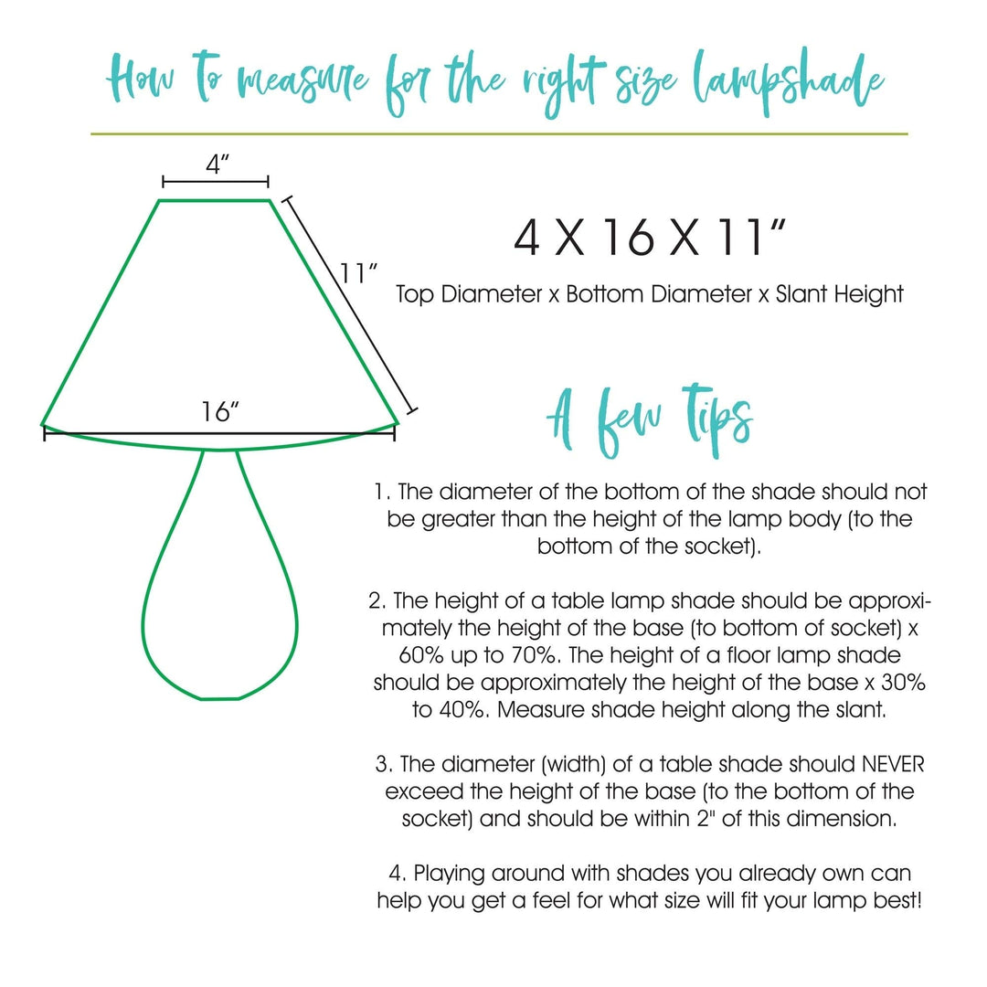 18"W Crinkle Oil Paper Slant Empire Softback Lampshade in Brown - Diamond Home USA