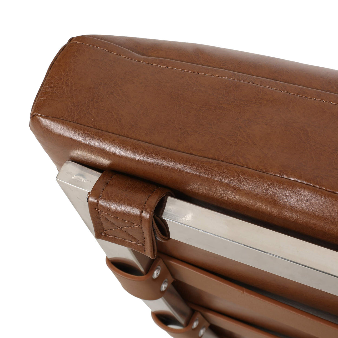 Christopher Knight Home Chaise Lounge Cognac Brown - Diamond Home USA