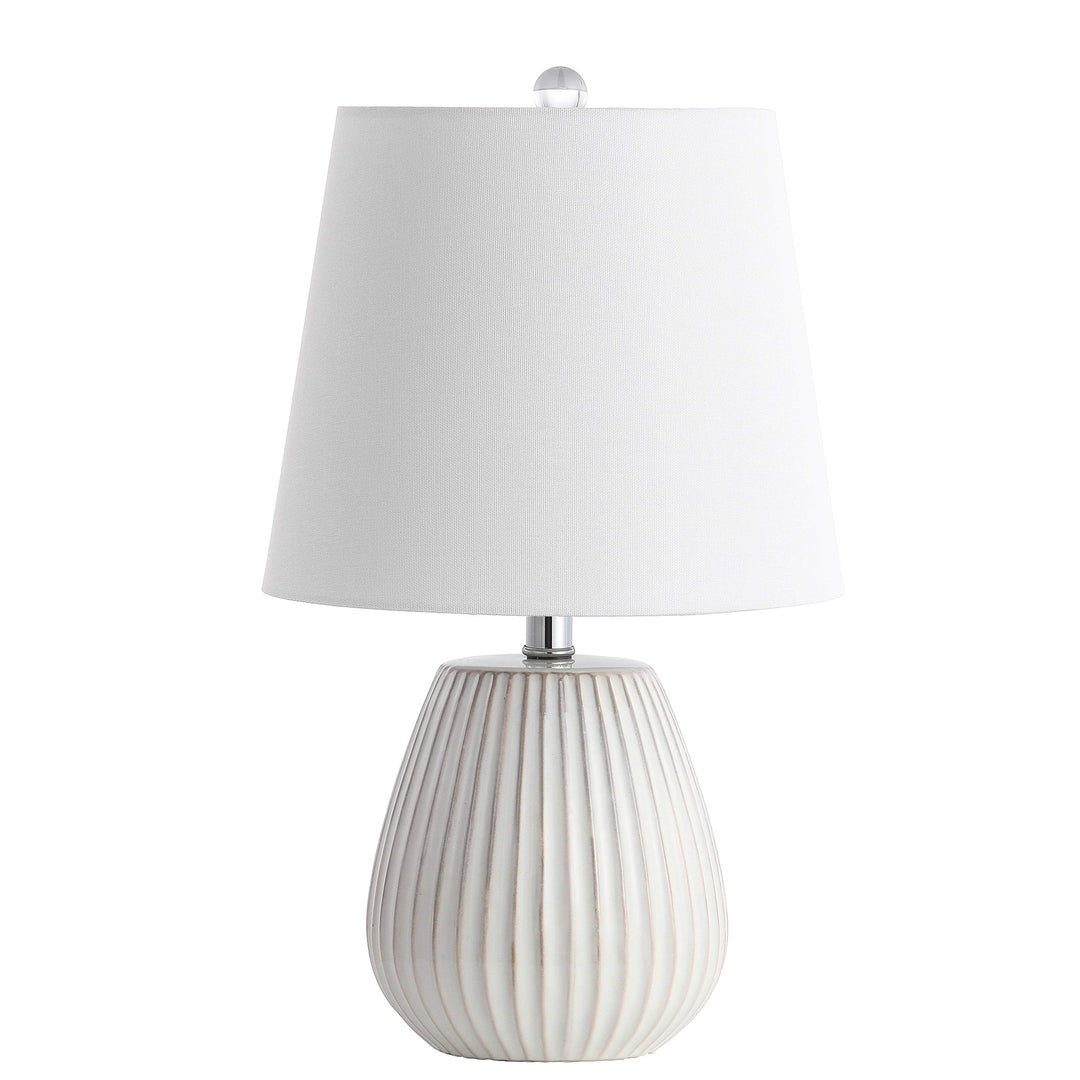 SAFAVIEH Lighting Collection Kole White 21-inch Bedroom Living Room Home - Diamond Home USA