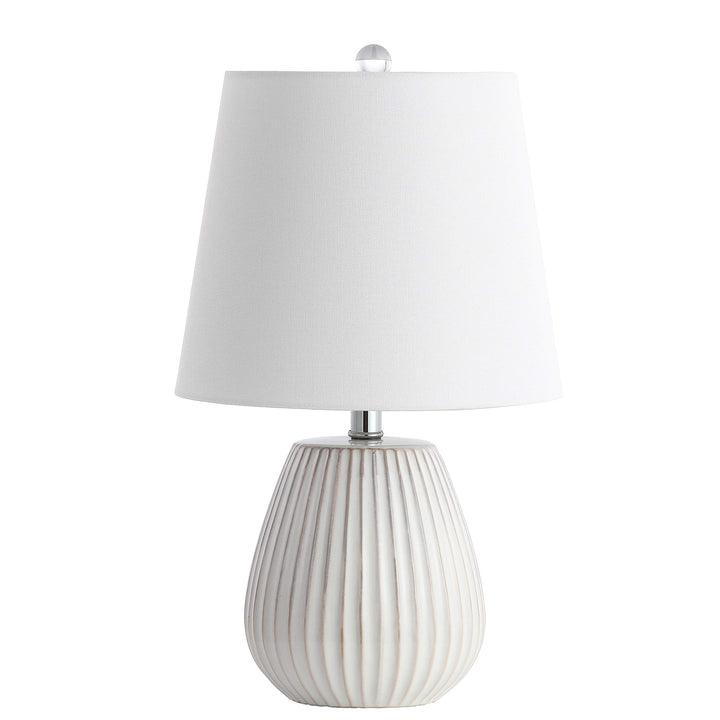 SAFAVIEH Lighting Collection Kole White 21-inch Bedroom Living Room Home - Diamond Home USA