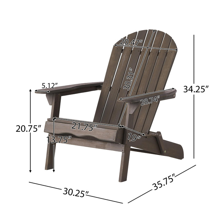 Christopher Knight Home Doris Outdoor Adirondack Chair (Set of 2)