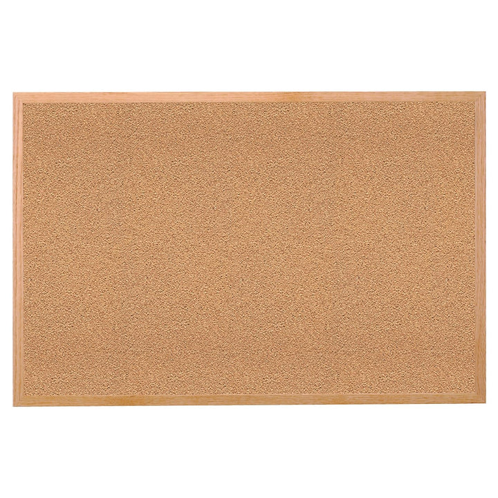 Ghent Natural Cork Bulletin Board - 18" x 24" - Solid Wood Frame - Made in USA
