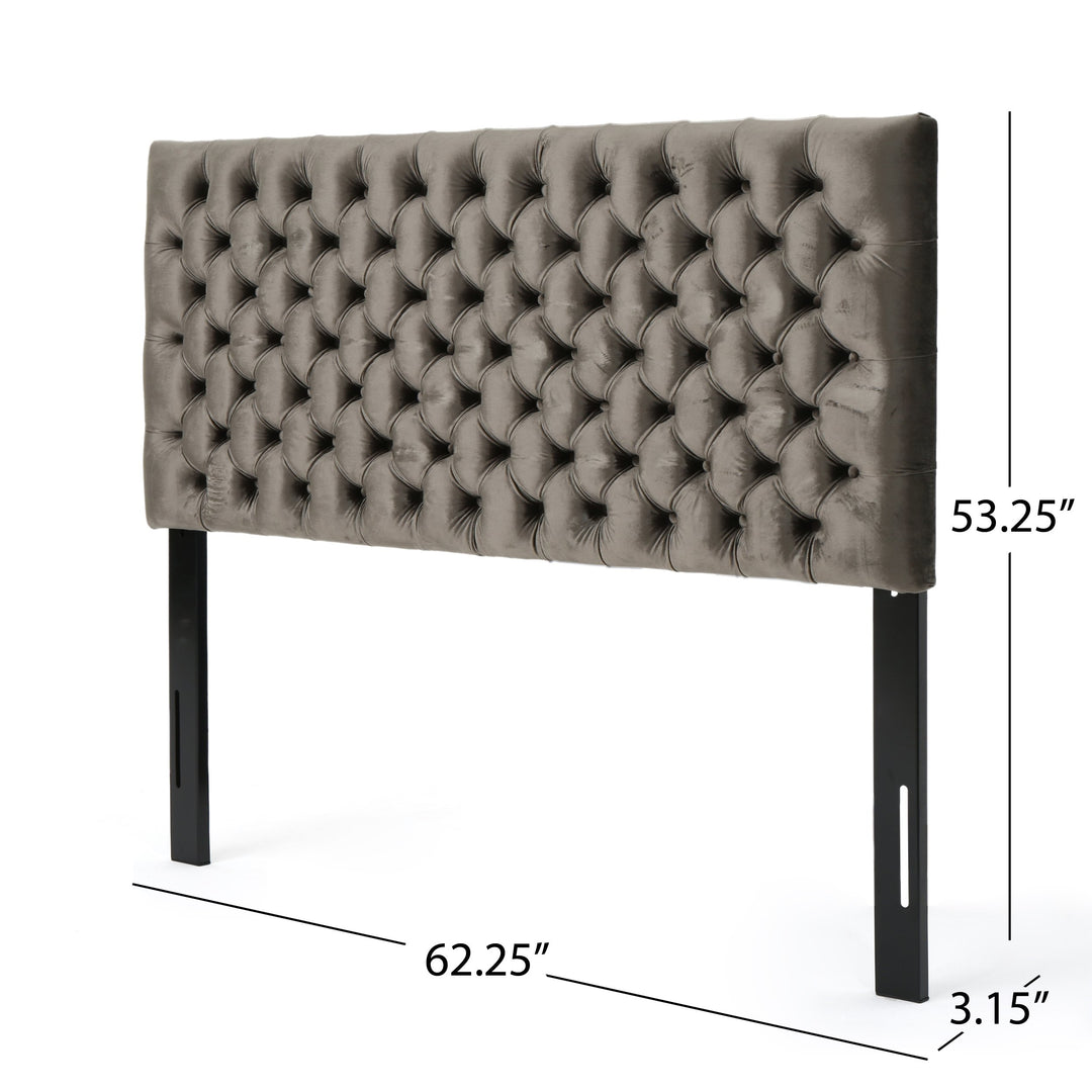 Jezebel Adjustable Velvet Headboard by Christopher Knight Home