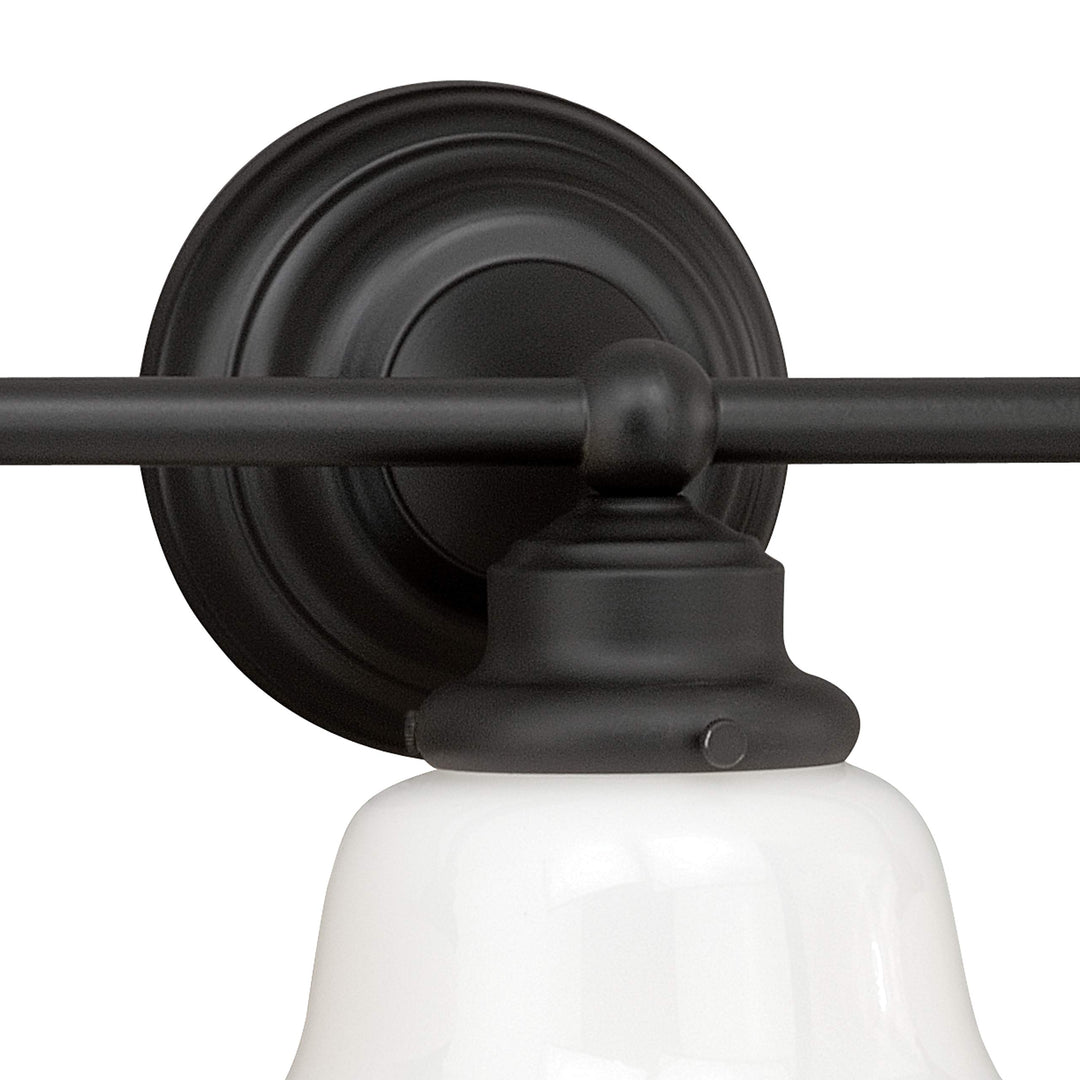 Huntley 3 Light Bronze Farmhouse Schoolhouse Bathroom Vanity Fixture - Diamond Home USA