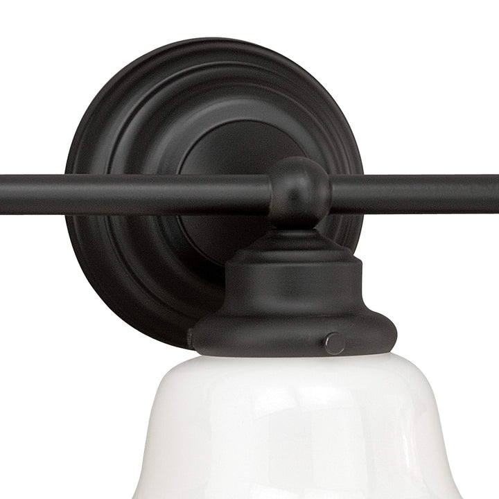 Huntley 3 Light Bronze Farmhouse Schoolhouse Bathroom Vanity Fixture - Diamond Home USA
