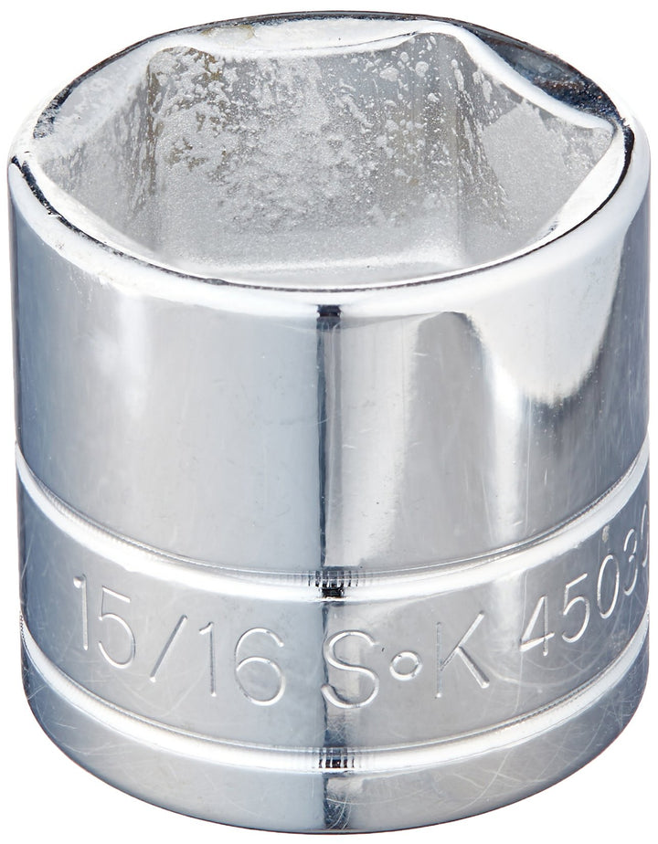 SK Tools USA 3/8" Drive 15/16" 6 Point Standard Chrome Socket|45030