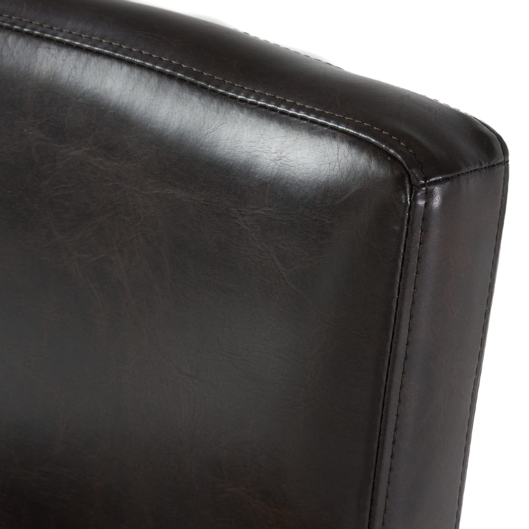 Christopher Knight Home Lopez Leather Counter Stools 2-Pcs Set Brown - Diamond Home USA