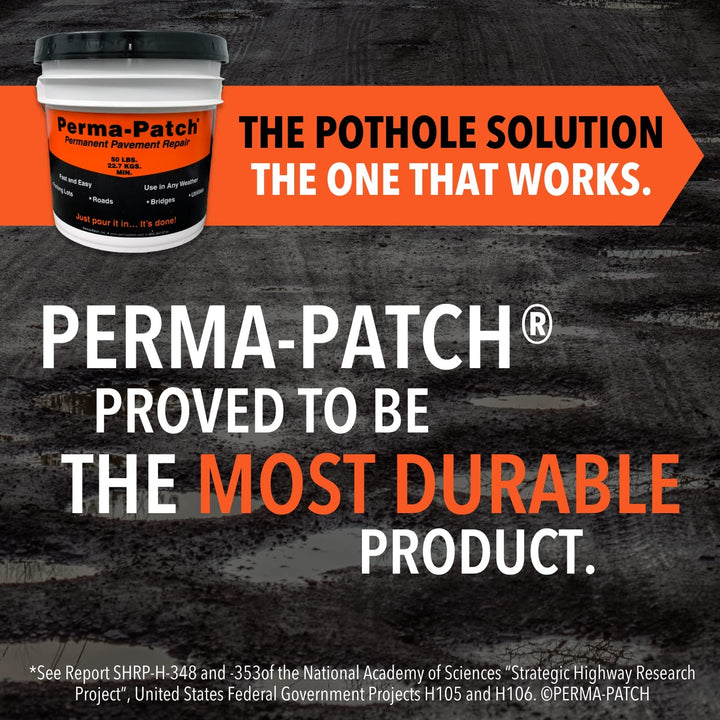 Perma-Patch Permanent Pavement Repair|50 lb Pail