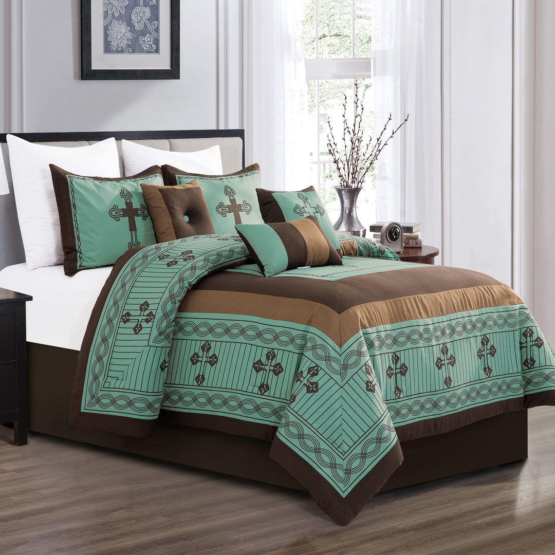 ESCA Western Cross 7 Piece Comforter King