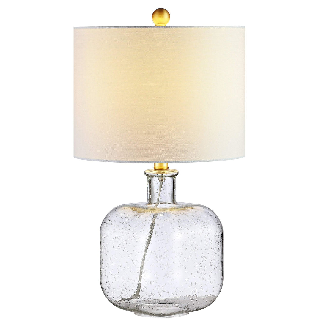 Lighting 21-inch Clear/Brass Gold Led Table Lamp - 12" W X L 21.5" H Clear - Diamond Home USA
