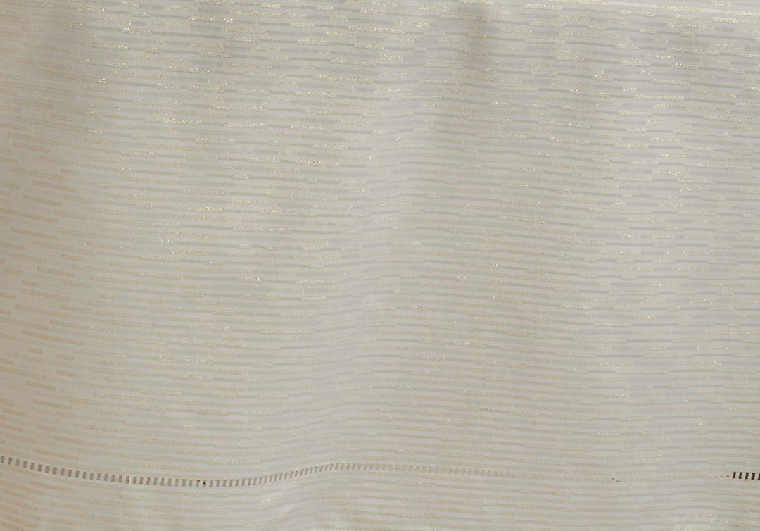 SARO LIFESTYLE 4009.I308B Linette Collection Hemstitched Design Table Runner 13"x108" - Diamond Home USA