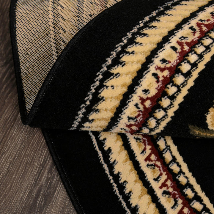 Home Dynamix Optimum Athens Area Rug 7'10" Round Updated Oriental Medallion - Diamond Home USA