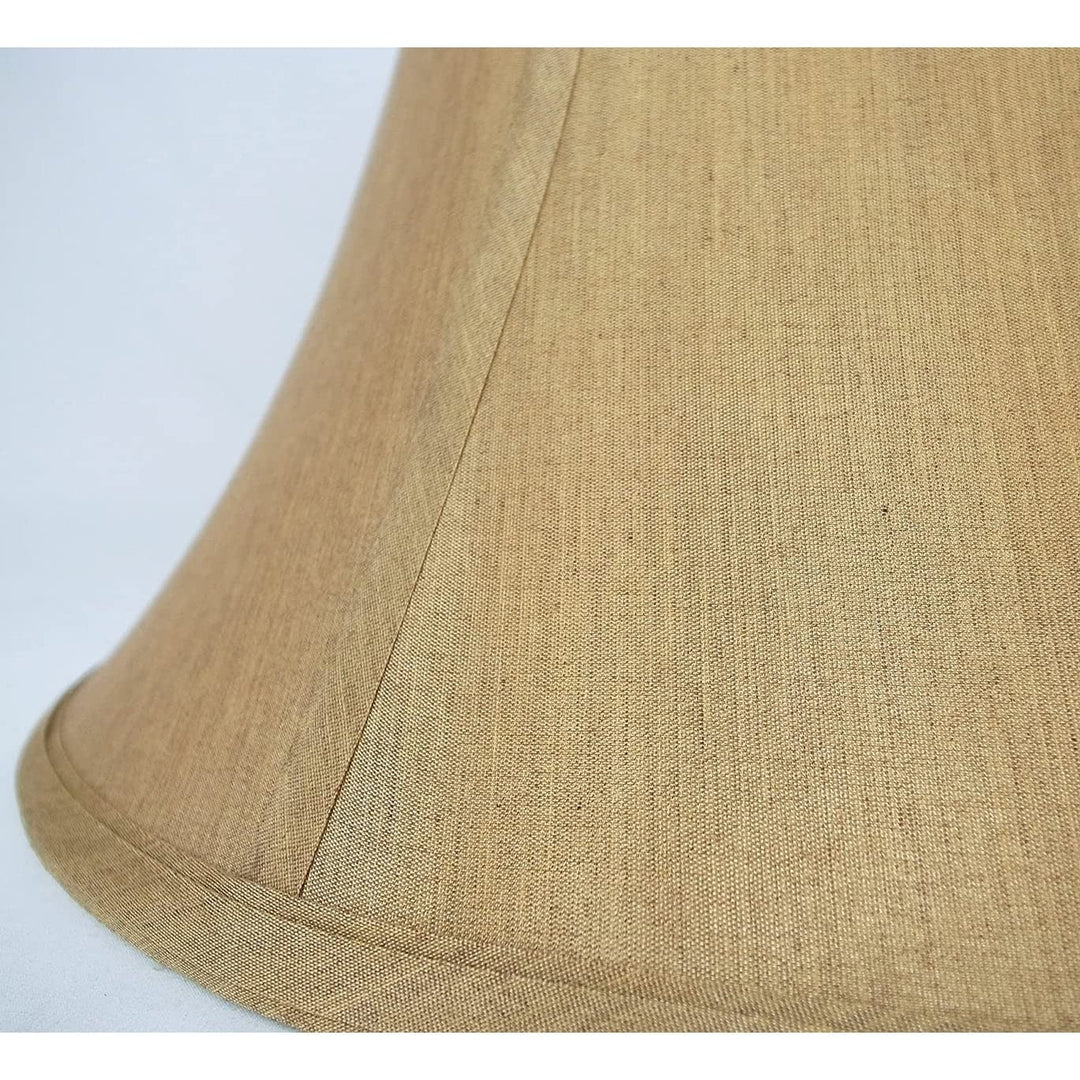 Gold Hand Made Fabric Bell Lamp Shade For Table 8" X 16 "X 12" (Spider) - Diamond Home USA