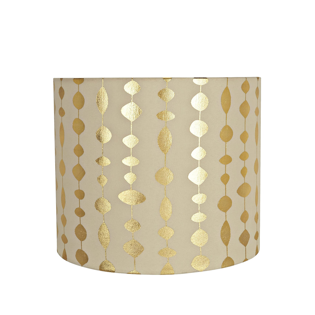 Drum (Cylinder) Shaped Spider Construction Lamp Shade In Beige (12" X 12" 10")
