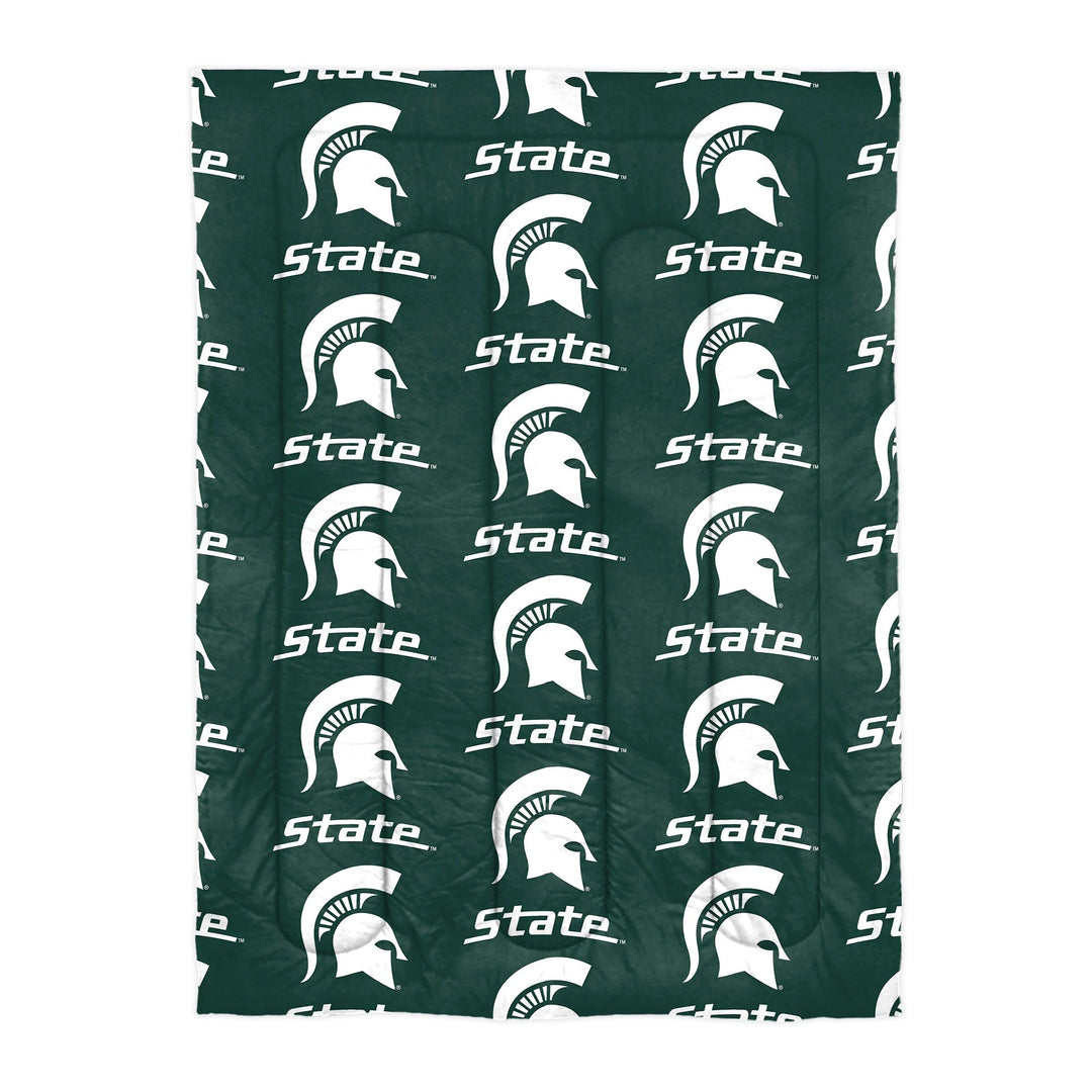 Michigan State 5pc Rotary Bed-in-a-Bag Sports Collegiate Casual