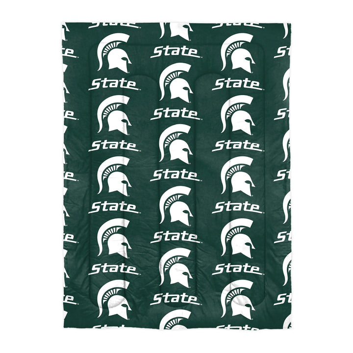 Michigan State 5pc Rotary Bed-in-a-Bag Sports Collegiate Casual
