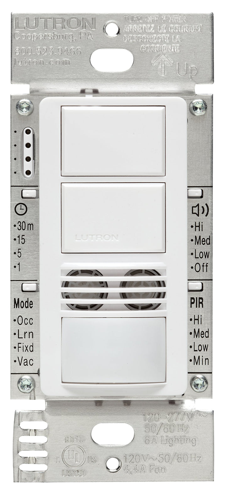 Lutron Maestro Dual Tech Dual Circuit Occupancy Sensor Switch neutral required 6