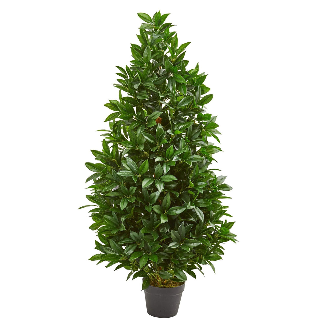 4' Bay Leaf Artificial Topiary Tree Uv Resistant (Indoor/Outdoor)