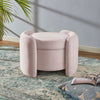 Modway EEI-6055-PNK Nebula Upholstered Performance Velvet Ottoman Pink