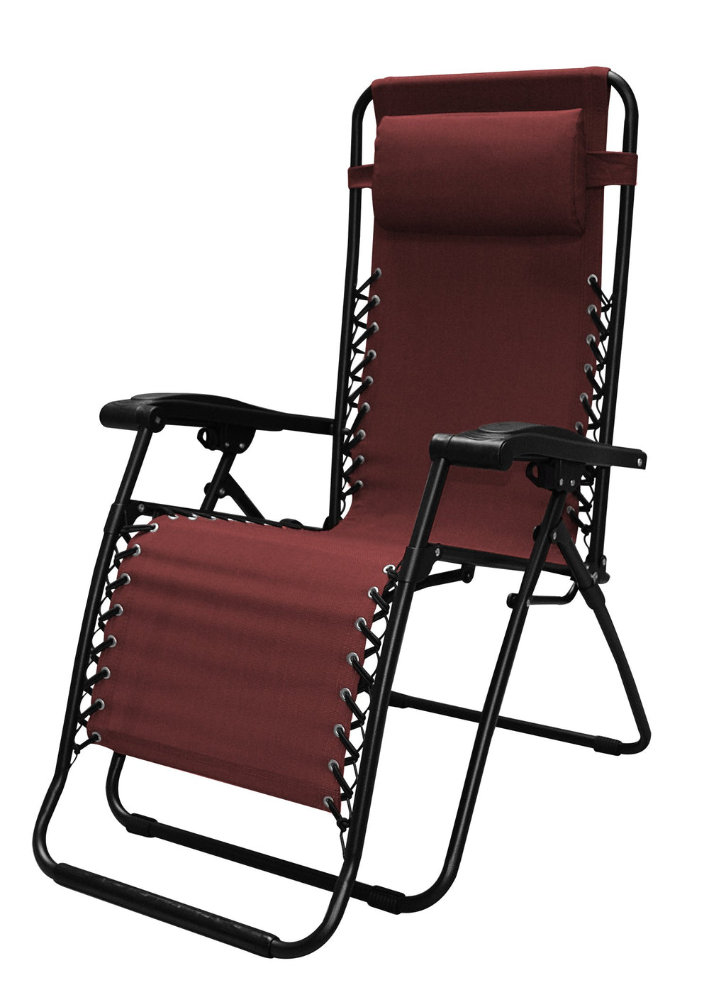 Caravan Sports 80009000172 Infinity Zero Gravity Chair-2 Pack One Size Burgundy - Diamond Home USA