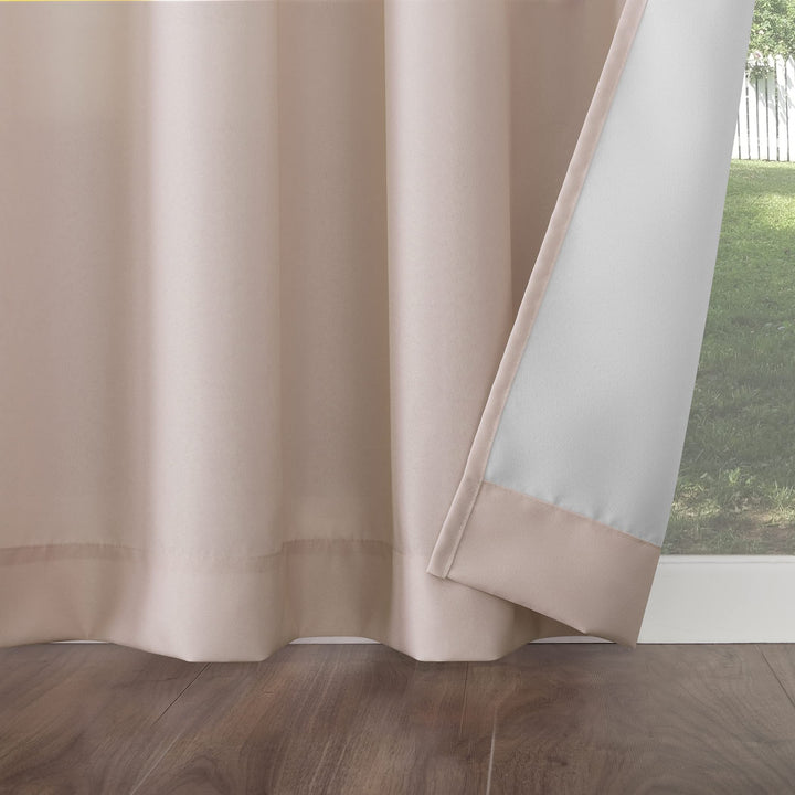 Sun Zero Marina Indoor/Outdoor UV Protectant Energy Efficient Grommet Curtain